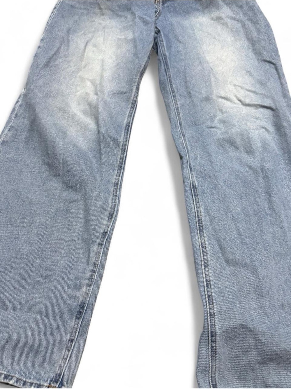 Light Blue Women's Jeans - Wide Leg Fit